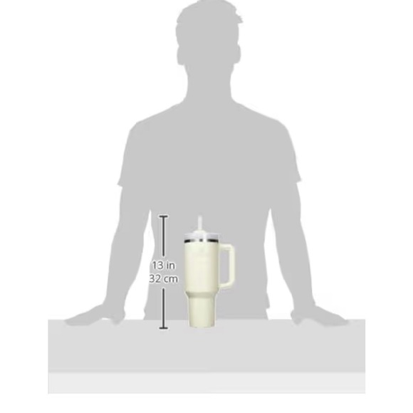 Stanley Cream Travel Mug 40oz - Picture 5 of 12